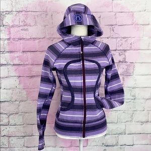 Lululemon scuba hoodie purple ombré stripes 6